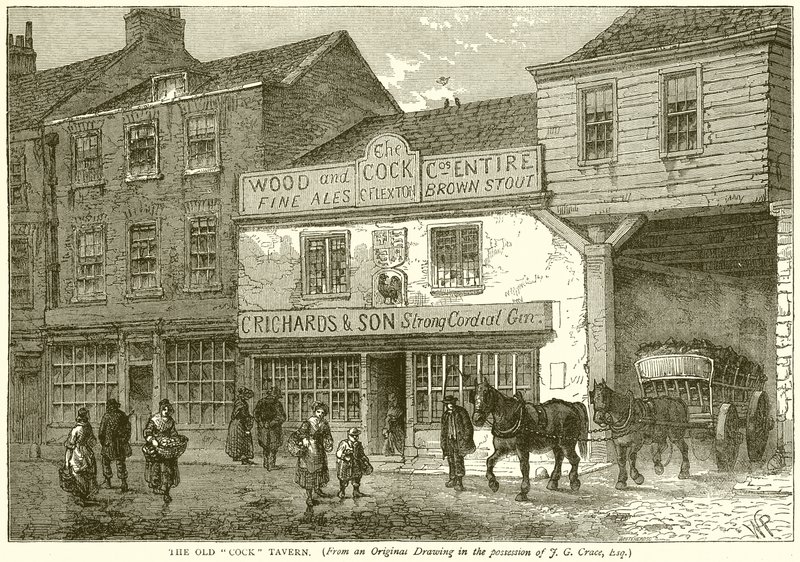 Die Old Cock Taverne von English School