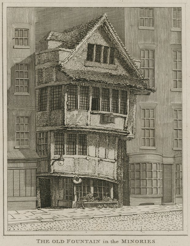 Der Alte Brunnen in den Minories, London von English School