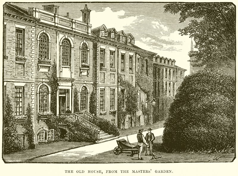 Das alte Haus, vom Garten des Meisters aus von English School
