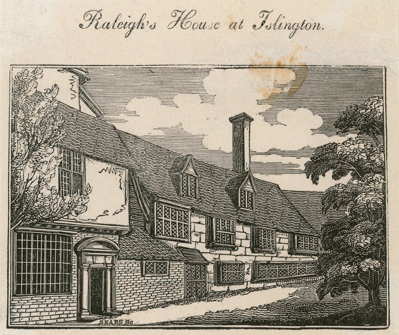 Das alte Pied Bull (Rückseite), Sir Walter Raleighs Haus von English School