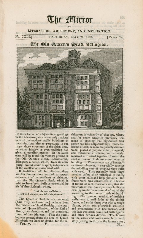 Das alte Queens Head, Islington von English School