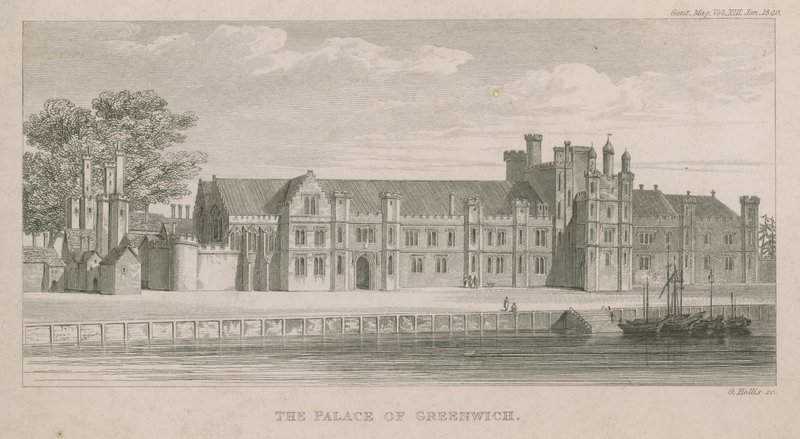 Der Palast von Greenwich von English School