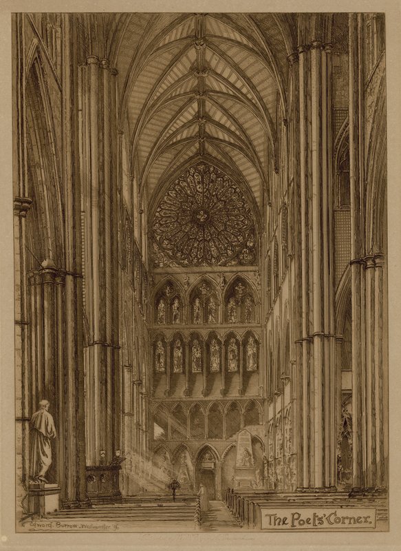 Die Dichterecke der Westminster Abbey von English School
