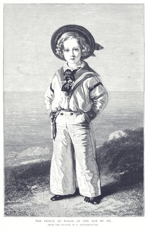 Der Prinz von Wales im Alter von sechs Jahren von English School