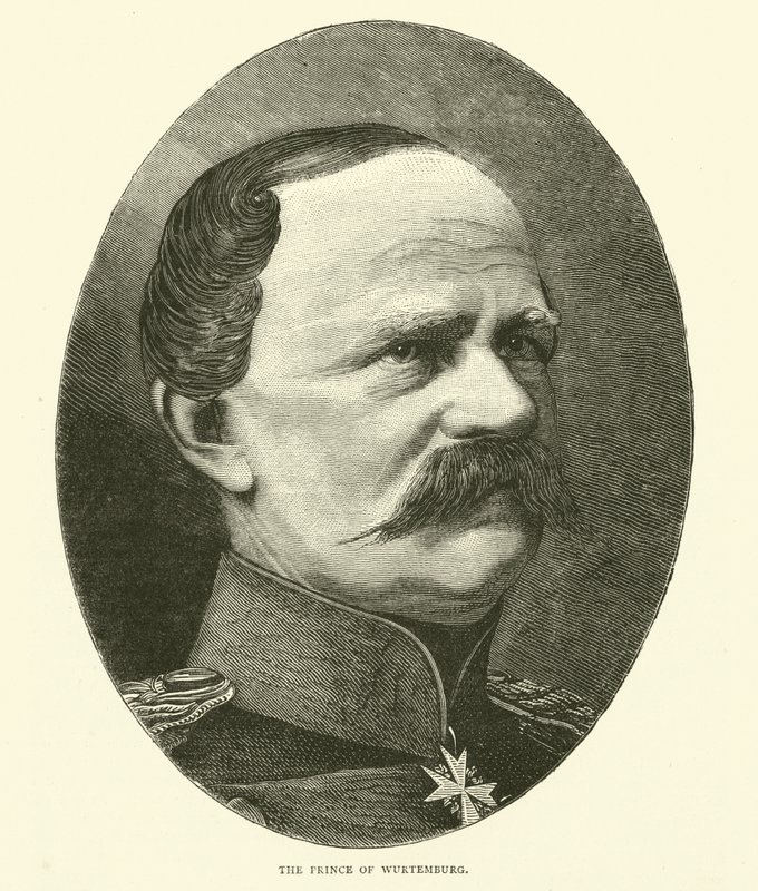 Der Prinz von Württemberg, September 1870 von English School