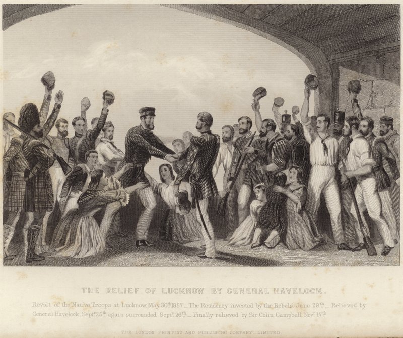 Die Befreiung von Lucknow durch General Havelock von English School