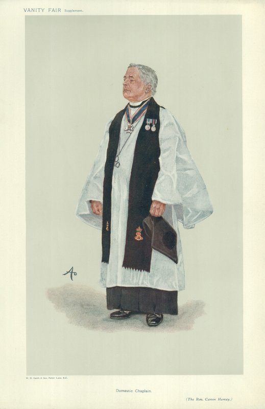 Der Rev. Kanonikus Frederick Alfred John Hervey von English School