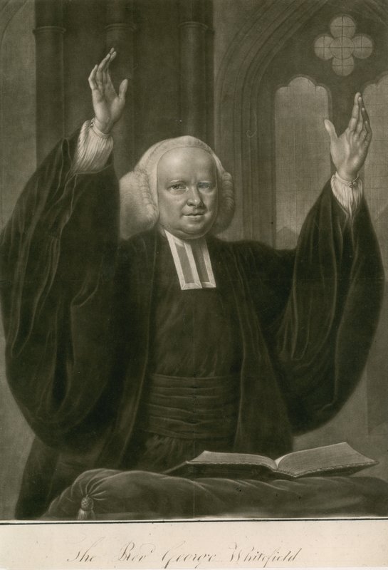 Der Reverend George Whitefield, MA, einer der Gründer des Methodismus von English School