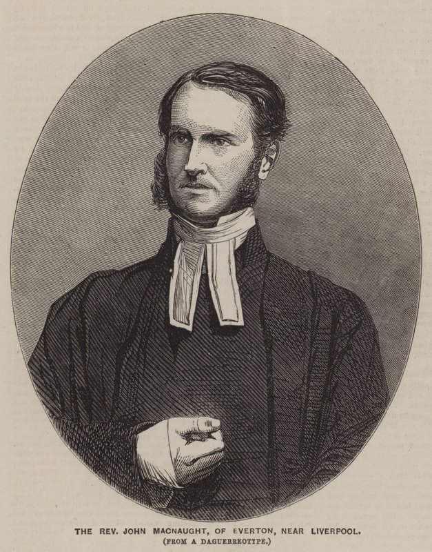 Der ehrwürdige John Macnaught, von Everton, in der Nähe von Liverpool von English School