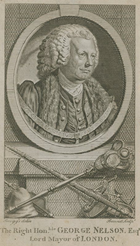 Der ehrenwerte George Nelson, Lord Mayor von London von English School