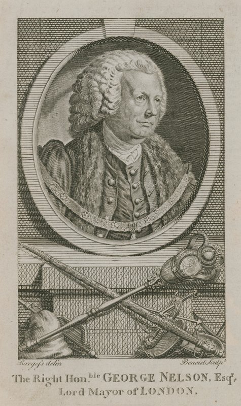 Der ehrenwerte George Nelson, Lord Mayor von London von English School