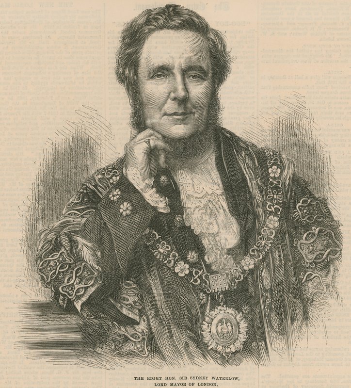 Der ehrenwerte Sir Sydney Waterlow, Lord Mayor von London von English School