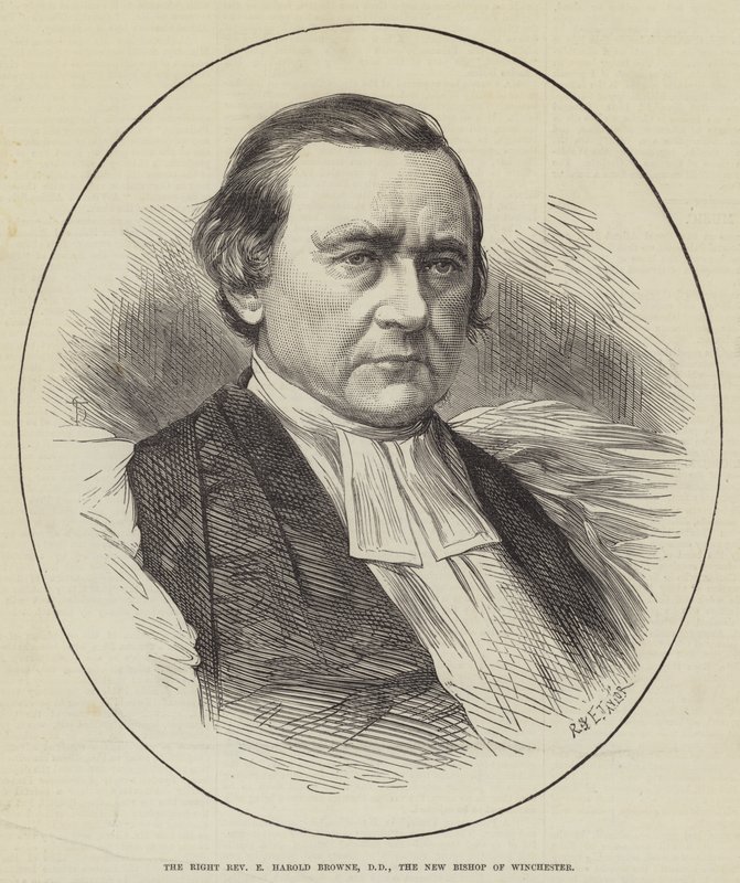 Der rechte ehrwürdige E Harold Browne, DD, der neue Bischof von Winchester (Stich) von English School