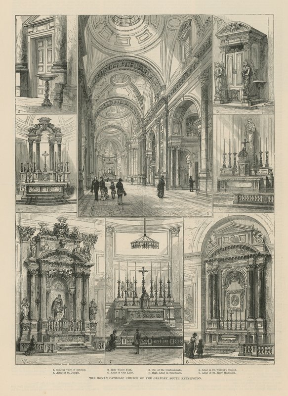 Die römisch-katholische Kirche des Oratoriums von English School