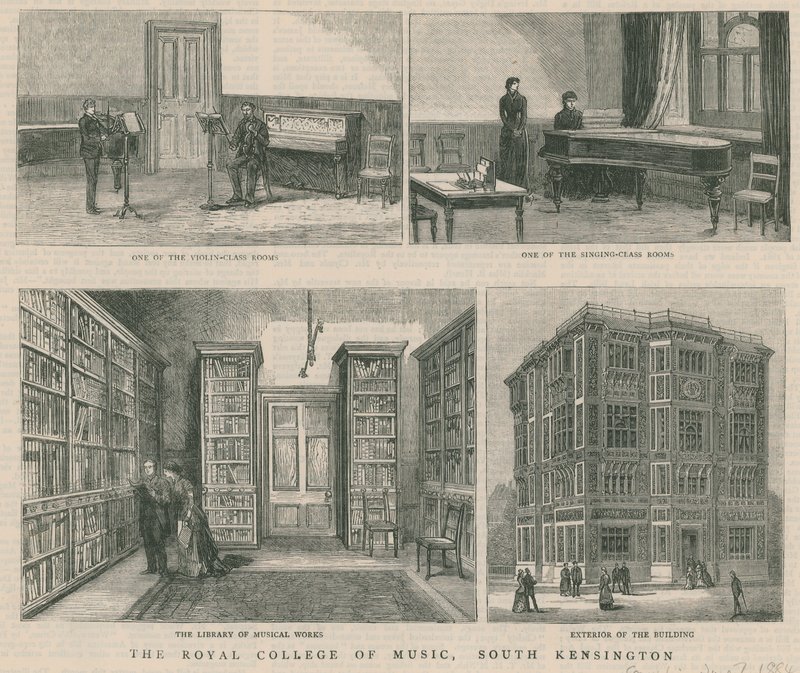 Das Royal College of Music, South Kensington von English School