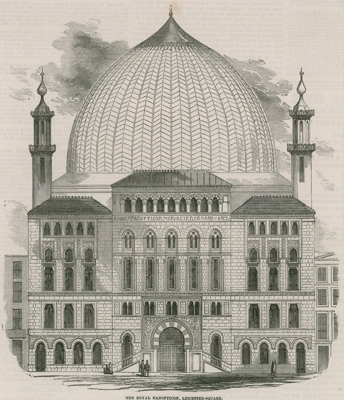 Das Royal Panopticon of Science and Art, Leicester Square, London von English School