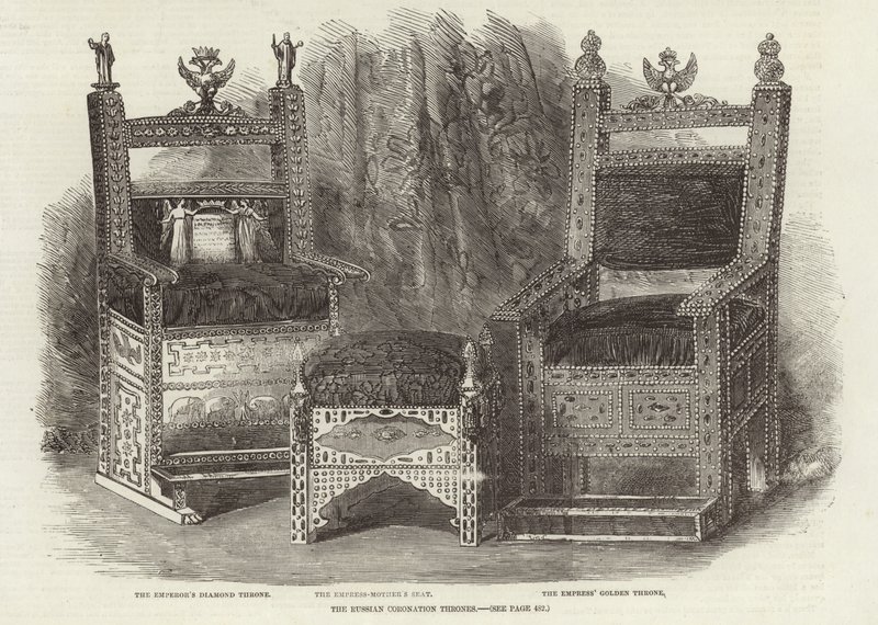 Die russischen Krönungsthrone von English School