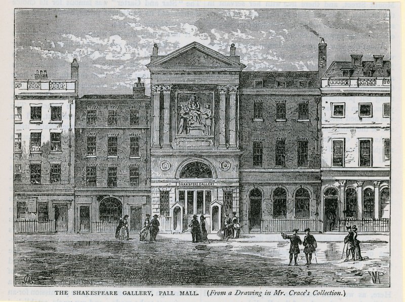 Die Shakespeare-Galerie, Pall Mall, London von English School
