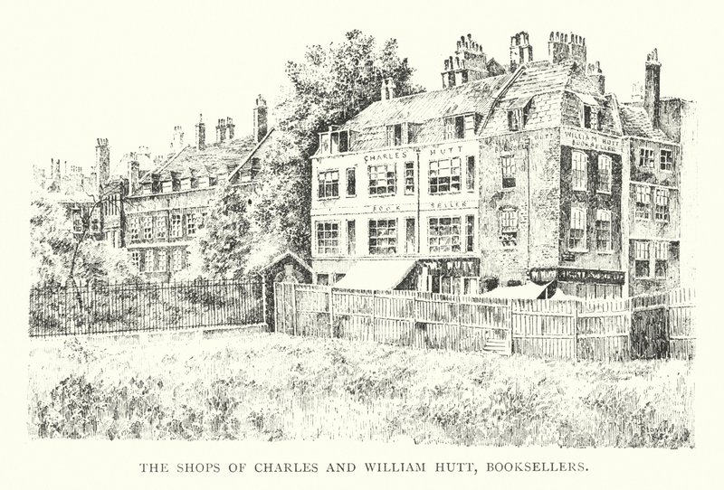 Die Geschäfte von Charles und William Hutt, Buchhändler von English School