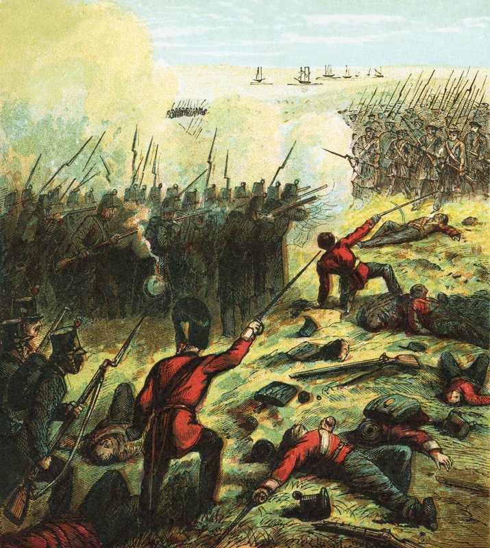 Die Belagerung von Sewastopol von English School