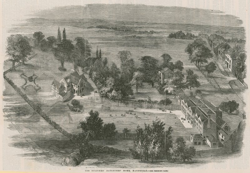 Das Heim der Soldatentöchter, Hampstead, London von English School