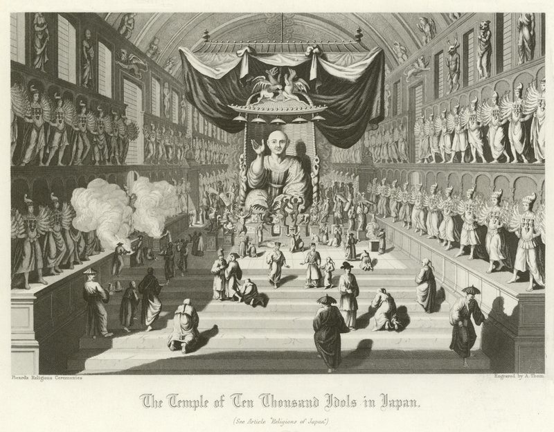 Der Tempel der zehntausend Idole, Japan von English School