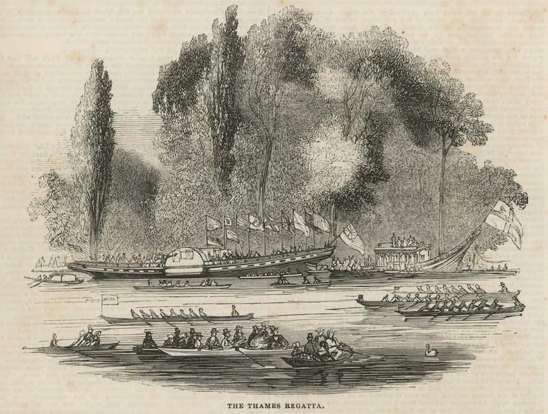 Die Thames-Regatta von English School