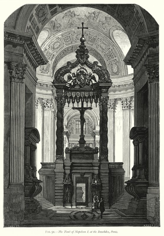 Das Grab von Napoleon I. in den Invaliden, Paris von English School