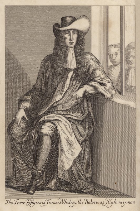 Das wahre Abbild von Fames Whitney, dem berüchtigten Straßenräuber von English School