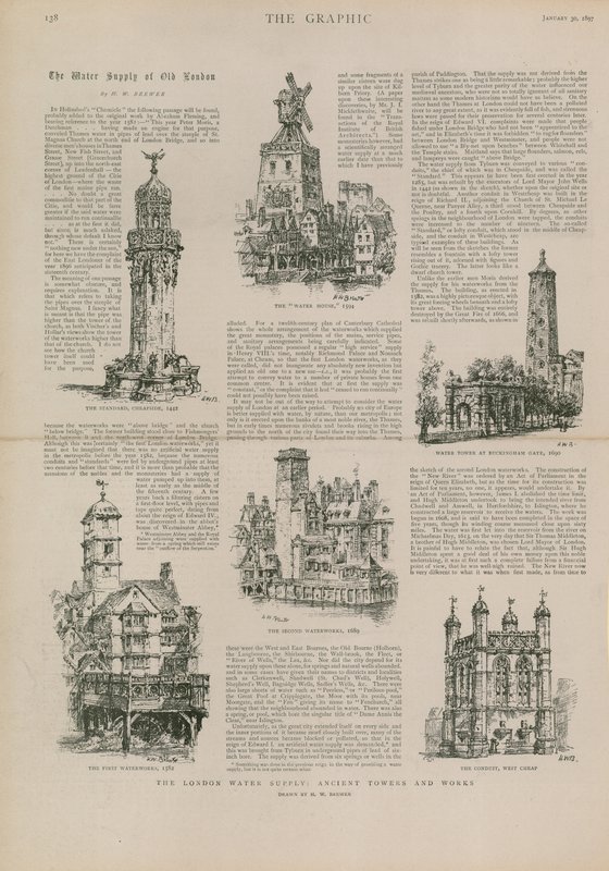 Die Wasserversorgung des alten London von English School