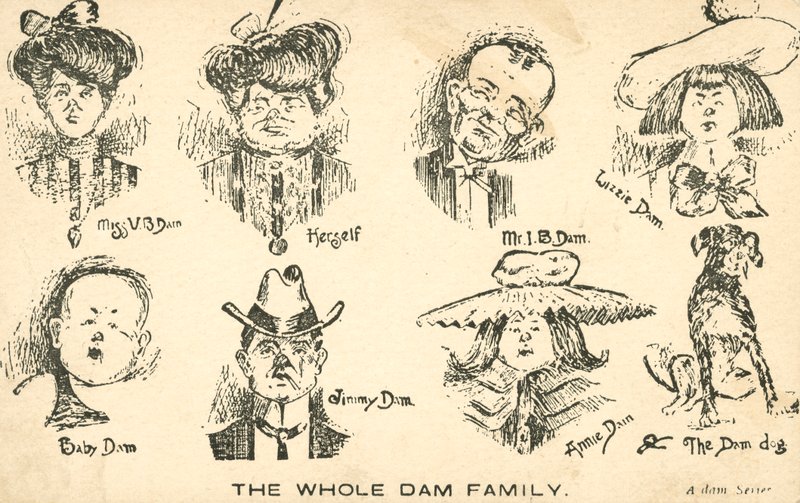 Die ganze verdammte Familie (Lithographie) von English School