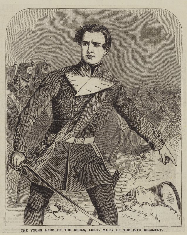 Der junge Held des Redan, Leutnant Massy vom 19. Regiment von English School