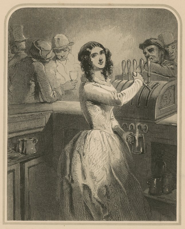 Die Bardame von English School