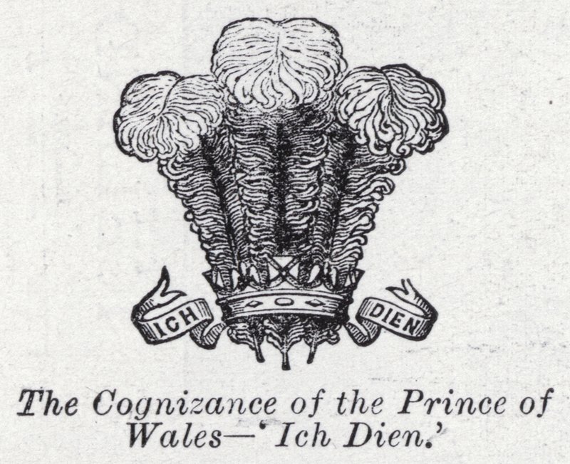 Das Erkennungszeichen des Prinzen von Wales, 