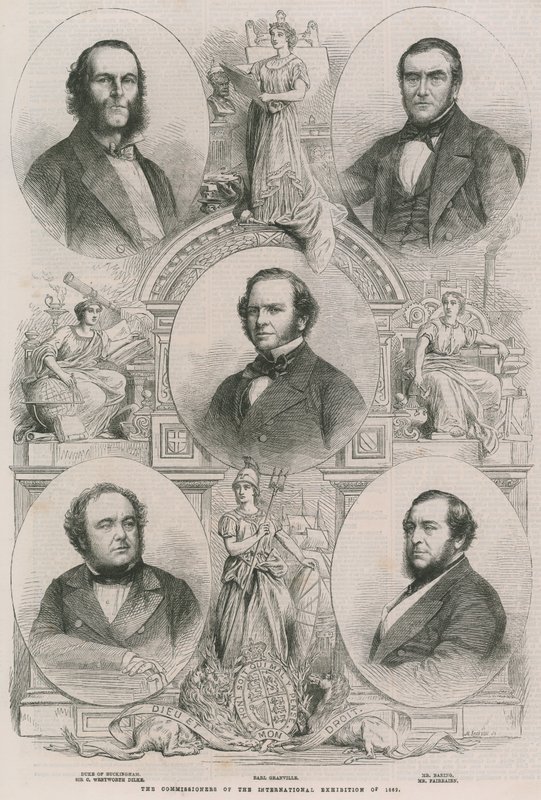 Die Kommissare der Internationalen Ausstellung von 1862 von English School
