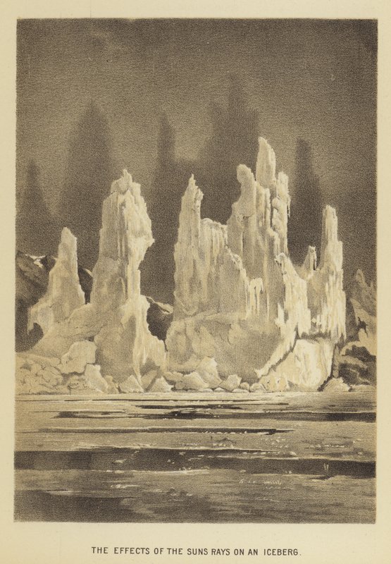 Die Auswirkungen der Sonnenstrahlen auf einen Eisberg von English School