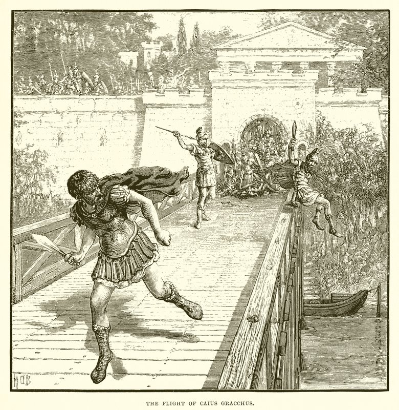 Die Flucht von Caius Gracchus von English School