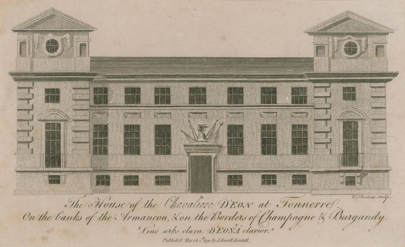 Das Haus des Chevalier DEon in Tonnerre von English School