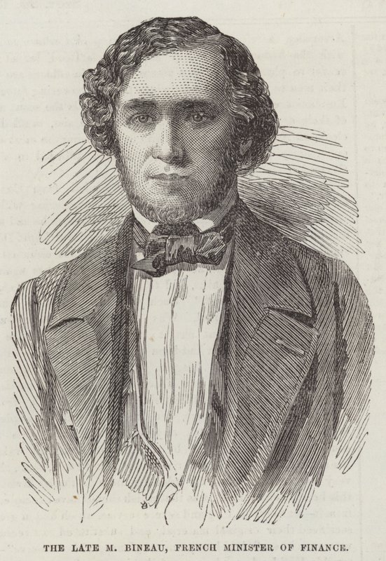 Der verstorbene M. Bineau, Französischer Finanzminister von English School