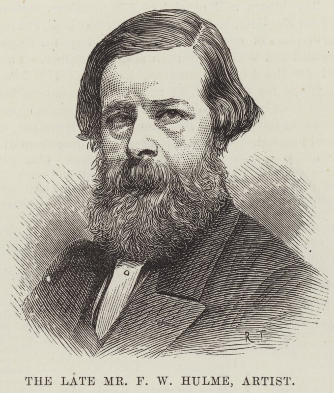 Der verstorbene Mr. F. W. Hulme, Künstler (Stich) von English School