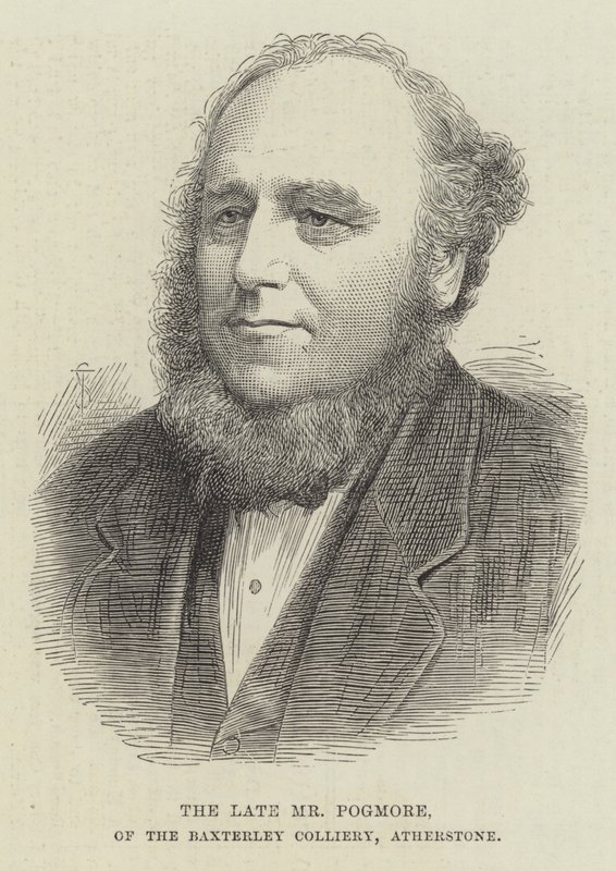 Der verstorbene Herr Pogmore, von der Baxterley Colliery, Atherstone von English School