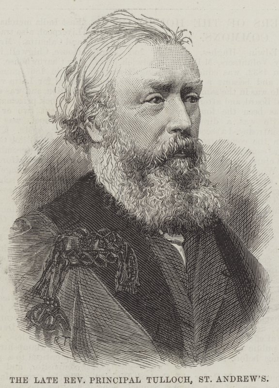 Der verstorbene Reverend Principal Tulloch, St. Andrews (Stich) von English School