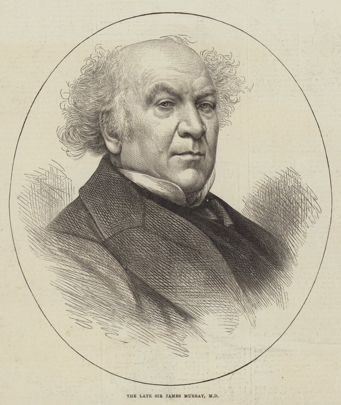 Der verstorbene Sir James Murray, MD von English School