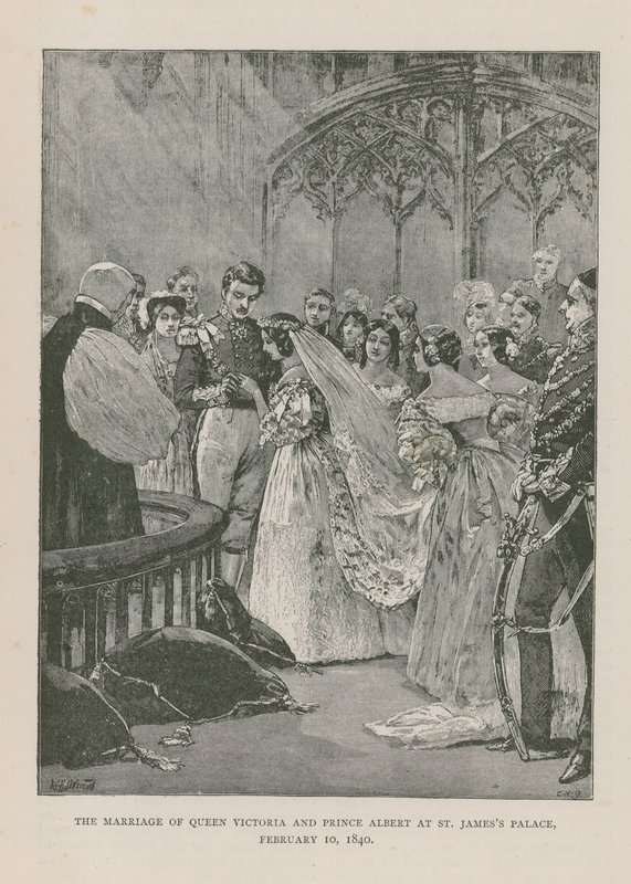 Die Hochzeit von Königin Victoria und Prinz Albert von English School