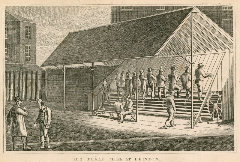 Das Laufband im Brixton-Gefängnis von English School