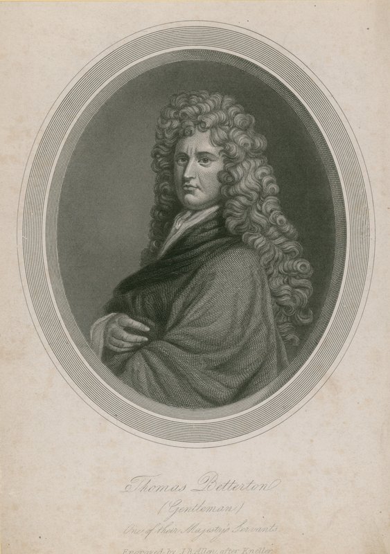 Thomas Betterton (Gentleman), einer ihrer Majestäts Diener von English School