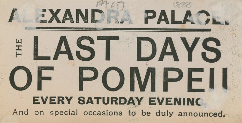Ticket für Die letzten Tage von Pompeji im Alexandra Palace von English School