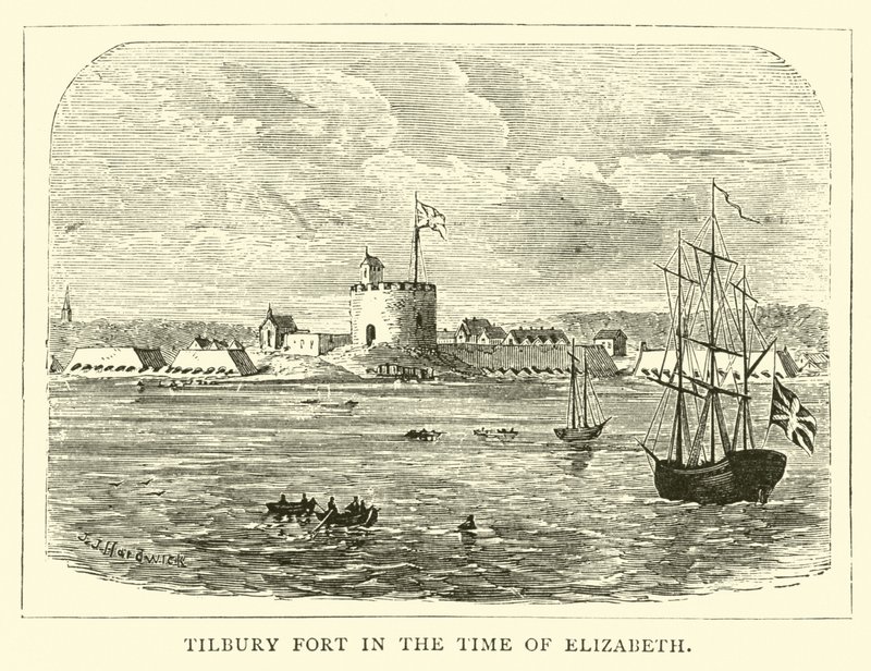 Tilbury Fort zur Zeit von Elisabeth von English School