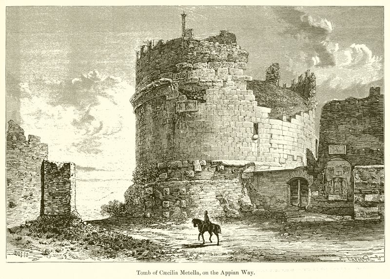 Grab der Caecilia Metella, an der Via Appia von English School