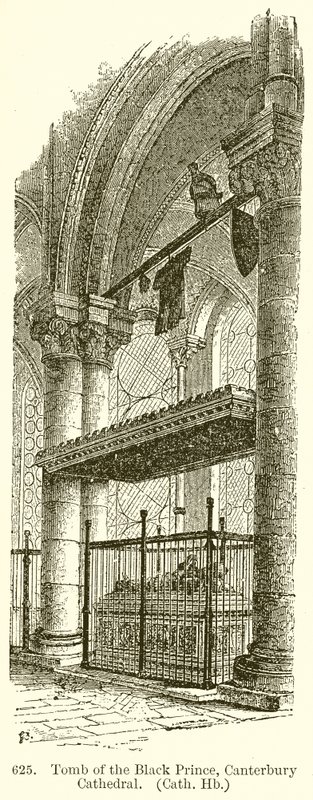 Grab des Schwarzen Prinzen, Kathedrale von Canterbury von English School